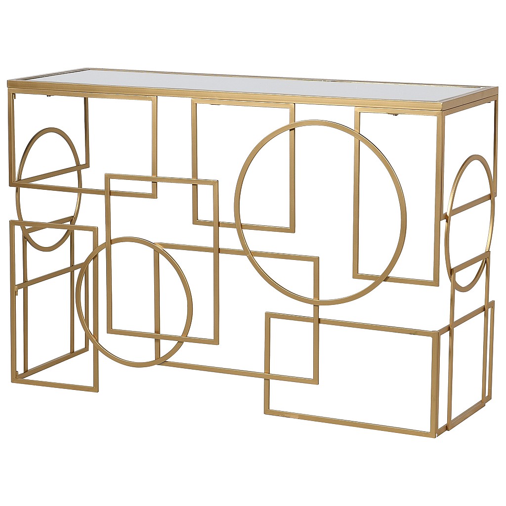 Gold Links Console Table,Audenza Autumn Collection 