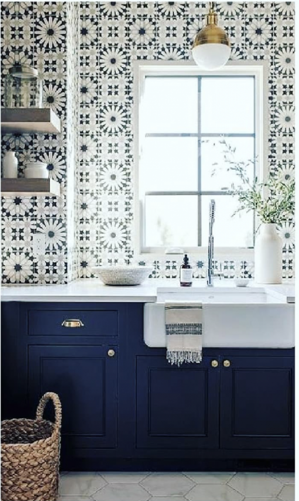 Pantone Colour of the Year: Patterned Kitchen