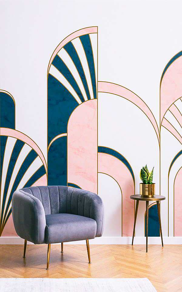 Art Deco inspired Wallpaper