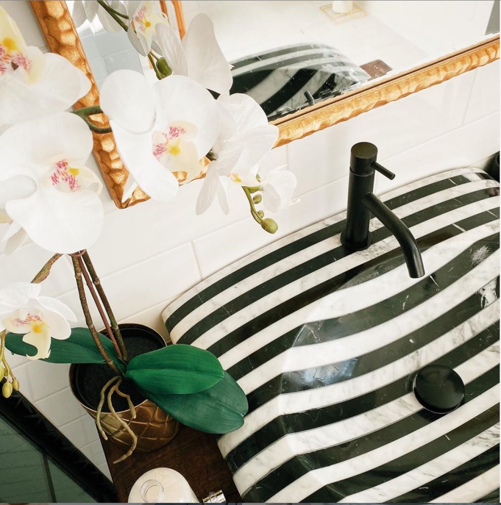 Stunning Statement Striped Sink