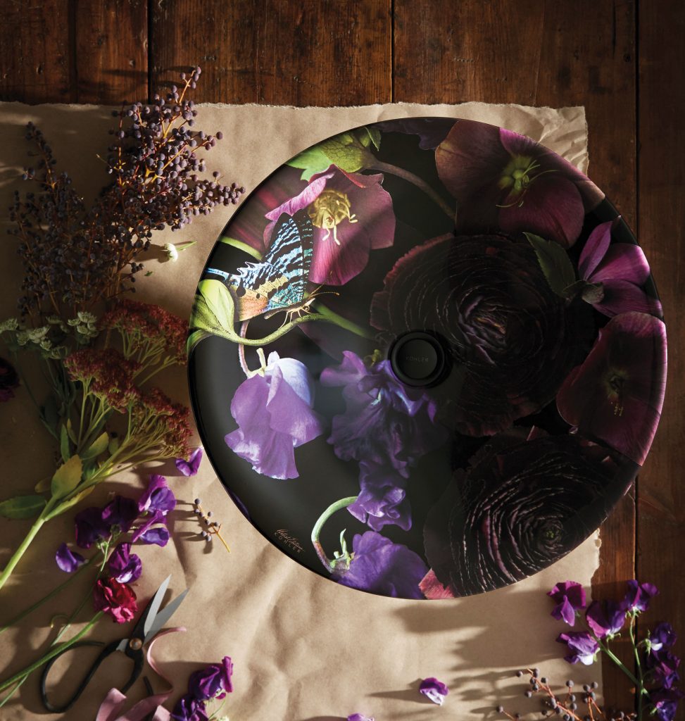 Midnight Floral Sink