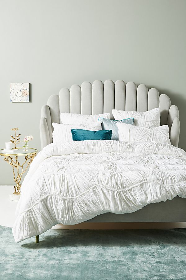 Ruched Wave Quilt + Pillowcases from Anthropologie.