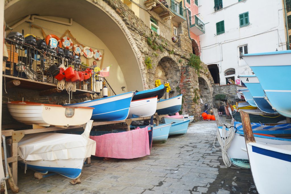 Fishing boats, Riomaggiore, Cinque Terre