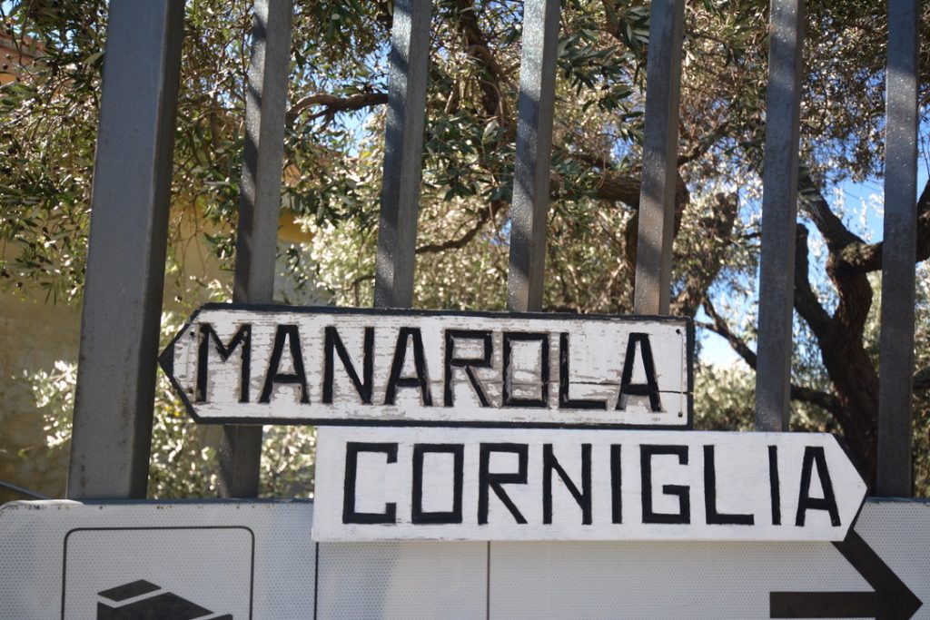 Manarola / Corniglia Signposts, Cinque Terre